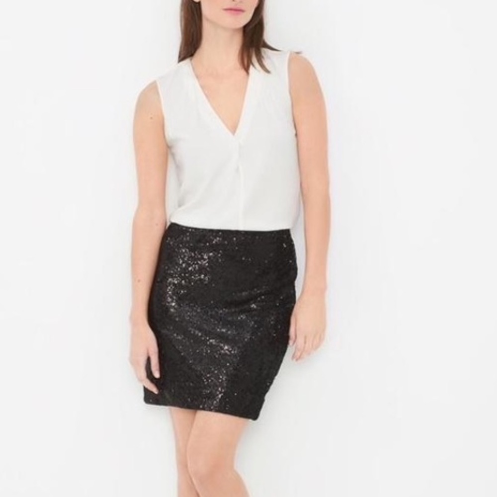 White House Black Market sequin skirt 2